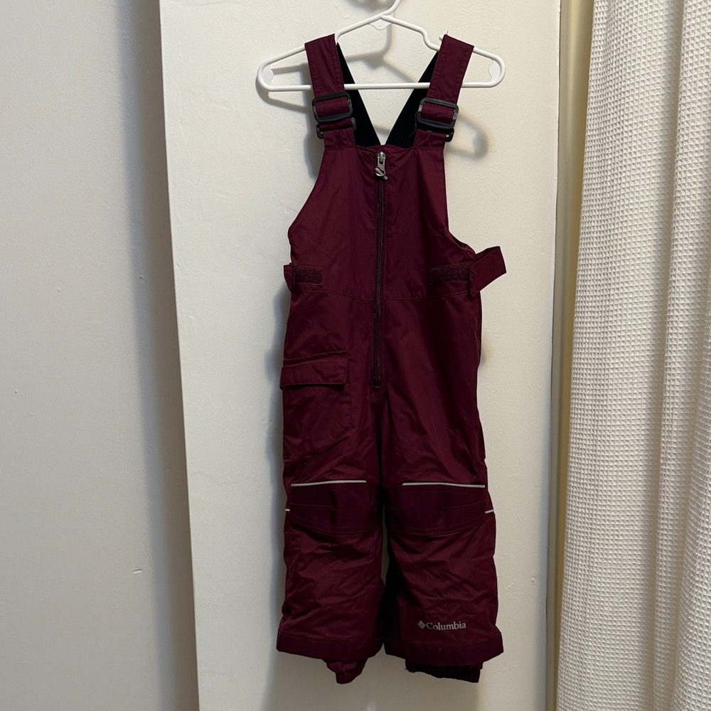 Columbia Kids' Dark Red Overalls